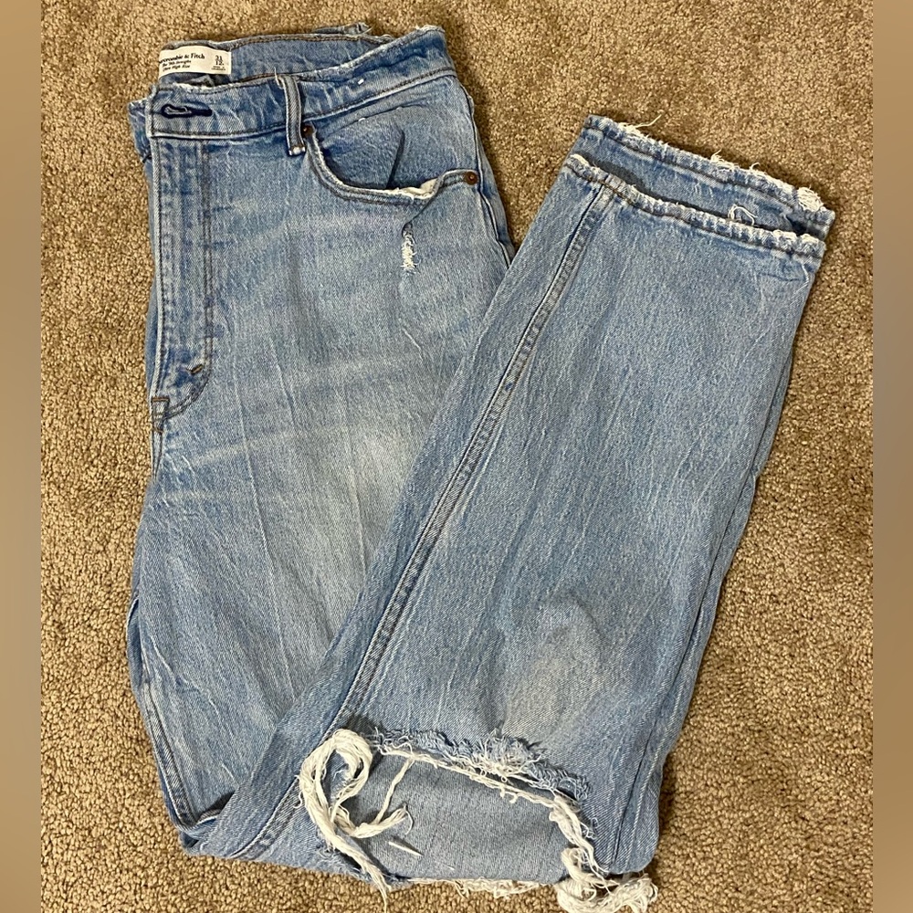 Abercrombie & Fitch 90s Straight Ultra High Rise Jeans